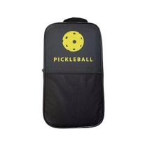 „Pickleball“ raketės krepšys, nešiojamas „pickleball“ irklentės apsauginis krepšio su užtrauktuku laikymo laikiklis stalo teniso irklentės dangtelis kelionėms juoda