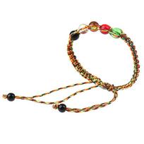 Adjustable Consecrated Feng Shui Five Elements of Nature Bracelet Lucky Wealth beige