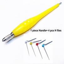 Dantų laikiklis mikroskopo dildei šaknies kanalui H dildė K dildės Valymo zondas Dantų endodontinis matavimas Dantų priedai 1 set H files