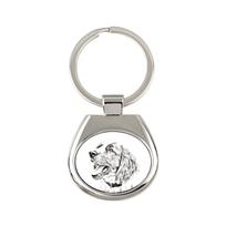 English Springer Spaniel - keychain with a dog, keychain with a print, personalized pendant from the Art-Dog brand sidabras