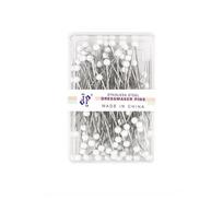 Siuvimo adatos Pearl Head Pins Ball DIY Pearl Head balta