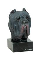 Neapolio mastifas, Mastino Napoletano - tapytas statulėlė, statula, figūrėlė, pagaminta menininko, prekės ženklas Art-Dog