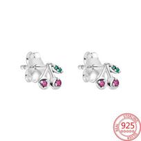 Sale 925 Sterling Silver Multiple Styles Zircon Earrings Girl Daily Dating Simple Earrings Birthday Fashion Jewelry Gifts white