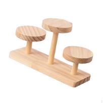 Elegantiškas medinis laikrodžių ir papuošalų laikymo stovas 14.5cmx7.5cmx12.5cm