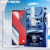 KEYSION Grūdintas stiklas, skirtas niekam tikęs dangtelis 2A plius 2 1 Full Glue HD ekrano apsauginė stiklo plėvelė, skirta niekam CMF Phone1 for Nothing Phone 1 juoda