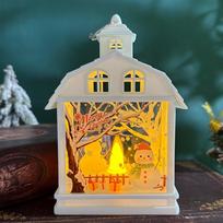 Christmas Decorations Carrying Night Lights LED Ornaments Christmas Tree Hanging Window Props Snowman balta