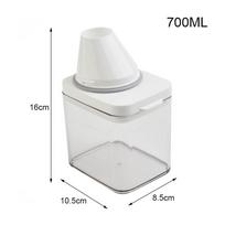 Muilo dozatorius Muilo ploviklių laikymo dėžutės dangtelis Skaidrus 700ml white