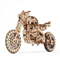 Motociklas 3D Šoninio vežimėlio dėlionės Mediniai modelių rinkiniai suaugusiems kurti retro dizainą