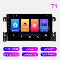 Android Automobilinis Radijas Suzuki Grand Vitara 3 2005 - 2015 Multimedijos Grotuvas Pagrindinis Įrenginys Stereo GPS Navigacija BT WIFI 1+16GB 1+16GB black