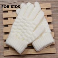 Naujos Mados Stori Megzti Pirštinės Vaikams Šiltos Žieminės Vaikų Elastingos Pirštinės Be Pirštų Berniukui Mergaitei Kūdikiui Vienspalvės Pirštinės Split Finger Gloves S