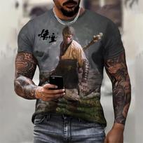 Role Playing Games Black Myth Wukong Print T-Shirt 3D Fashion Men Short Sleeve T Shirt Summer Streetwear Tees Tops S black