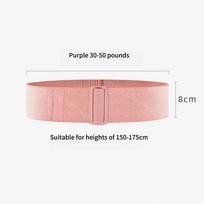 Adjustable Exercise Loop Bands Portable Stretch Elastic Band Hip Elastic Bands Resistance Exercise Rope Gym Long Workout Fitness