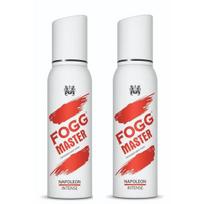 FOGG „Master Napoleon Intense“ be dujų dezodorantas vyrams, ilgai išliekantis kvepalų kūno purškiklis, 2 x 120 ml (Pakuotėje 2) - Intensyvus Napoleonas