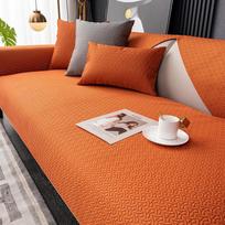 Cotton Jacquard Sofa Mat L Shape Sofa Cover Corner  Cushion Couch Slipcover Non Slip Pet Kids Mat Sofa Blanket for Live Room 70x70cm 1pcs gray
