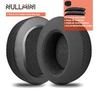 Nullmini Replacement Earpads for Roccat Elo 7.1 AIR, USB,X STEREO Headphones Cooling Gel Ear Pads Cushion Earmuffs gray