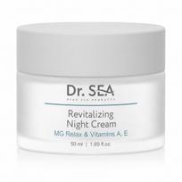 Naktinis veido kremas Dr. Sea Revitalizing, Mg Relax & Vitamins A, E, 50 ml