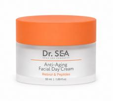 Dieninis veido kremas Dr. Sea Anti Aging, Retinol & Peptides, 50 ml
