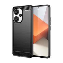 For Cover Redmi Note 13 Pro Plus Case For Redmi Note 13 Pro Plus Silicone Carbon Fiber Back Case For Redmi Note 13 Pro Plus Case RedmiNote13ProPlus5G juoda