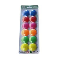 Baltos lentos magnetiniai vinukai Biuro spalvoti magnetai Apvalus magnetinis užsegimas 32mm Magnetinis rutuliukas Magnetinė pasta Mokymo priemonė Magnetas 12 vnt./ rinkiniai 2020 gray
