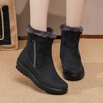 Winter Suede Anti Slip Short Tube Snow Boots for Women 43 ruda