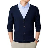 Autumn and Winter Fleece Shirt Men's Fake Two-piece Long-sleeved Shirt Thermal Underwear L