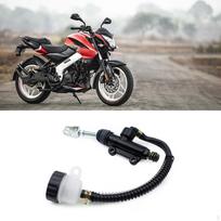 Rear Brake Master Cylinder Foot Hydraulic Pump for Bajaj Pulsar 200NS gray