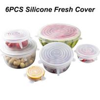 Food Grade Silicone Sresh-Keeping Cover Stretched Fruit Plastic Wrap Bowl Cover balta