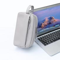 Travel Portable Electronics Gadget Storage Bag Digital Cable Organizer Case for Power Cards Hard Drives USB Wires Pouch Clutch Purse Organiser Bag