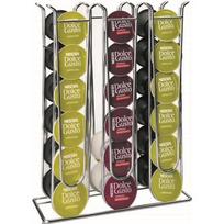 Ibili - Distributeur De Capsules Dolce Gusto, 36 Capsules, Acier Chromé