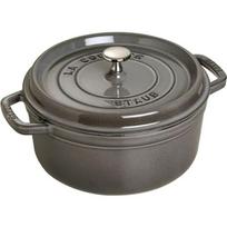 STAUB 405002460 - Cocotte ronde - Ø 24 cm - Gris graphite pilka