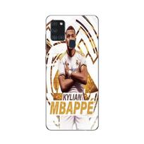 Coque - Maniacase - Samsung Galaxy A21s - Kylian Mbappe - Noir - Souple juoda
