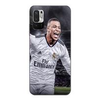 Coque Maniacase pour Xiaomi Redmi Note 10 5G Kylian Mbappe Real Madrid Goal juoda