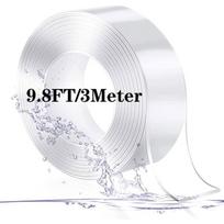 3 Mètres Ruban Adhésif Double Face Extra Fort, Nano Tape Transparent Lavable, Amovible Traceless Double-Face Gel[568]