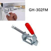 Plastikinės rankenos stūmimo traukimo 136 kg talpos perjungimo gnybtas GH-302-FM white