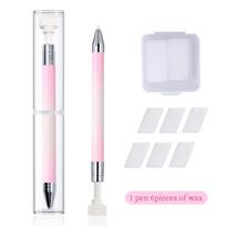Nail Art Taškinis Grąžtas Siurbimo Grąžtas Rotacinis Taškinis Grąžtas Kreidelė Lipnus Nail Art Taškinis Kreidelės Lipdukas Grąžtas