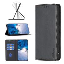 Prabangus magnetinio pritraukimo verslo odinis dėklas NOKIA G42/G310/C02/C12/C22/C32/G22/G11/G21 dėklas atverčiamas piniginė telefono krepšys Nokia Nokia G11/G21 juoda