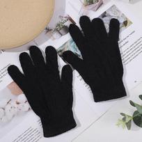 1 Pair Thermal Cycling Gloves - Mittens with Solid Black Color, Unisex One Size, Ideal Gift Choice for Cyclists, Warm, Comfortable, and Durable juoda