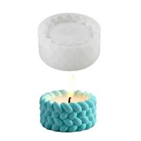 Woven Rope Silicone Molds Succulents Planter Molds for Epoxy Resin Candle Holder Tealight Holder Home Decoration