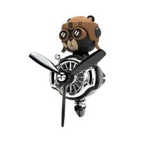 perfume Odorless ornament Auto Vent Aromatherapy Diffuser Bear Design Small Aircraft Car Fragrance Diffuser Off-Road Vehicle black