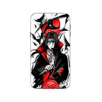 Case - Samsung - Galaxy J7 2018 - Demon Slayer - Itachi Uchiha - Soft - Black