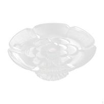 Akrilinė vaisių lėkštė, keksiukų stovas su pagrindu, desertas stalviršiui 20cm white