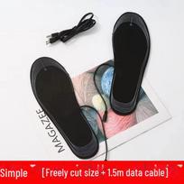 Kangre USB įkraunami šildomi vidpadžiai žiemai - Unisex Constant Temperature, USB Cable, 35-45 yards black