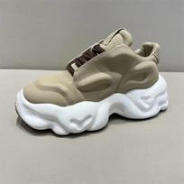 Fashion Chunky Sneakers Mens Designer Running Shoes Fashion Casual Microfiber Leather Breathable Height Increased Platform Sport Shoes 38 chaki