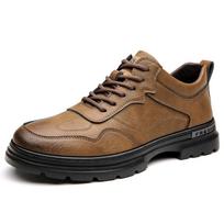 Fashion Fashion Leather Men's Casual Shoes Handmade Designer Sneakers Versatile Leisure Walk Shoes New Trend Men's Oxford Shoes Treking 38 ruda
