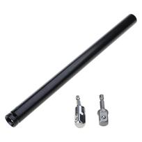 Hollow Socket with 360 Rotatable 1/2inch Impacts Socket Adapter Hollow Nut Driver with 1/4  Hex Shank for Ceiling Thread