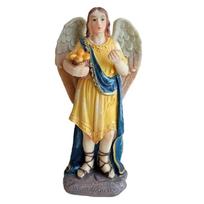 Angelas Dervos Statula Figūrėlė Židinys Svetainė Figūra Kerubo Skulptūra gray