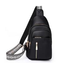 Mažas diržinė kuprinė moterims Crossbody krepšiai PU odinė diržinė piniginė su reguliuojama peties juosta Tote Blet krepšys Moteriška juosmens krepšys Krūtinės krepšys juoda