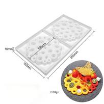 New 2 Round Bubble Mousse Mold DIY Chocolate Baking Tool Decorative Cake Silicone Mold Kitchen Accessories balta