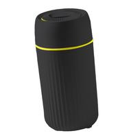 USB Aroma difuzorius Triukšmingas oro difuzorius 100ml Eterinių aliejų difuzorius Tylus stalinis drėkintuvas SPA kambariui Automobilių biuro svetainė juoda