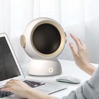 Desktop Electric Space Heater Personal Heater 110V Plug Tip over Protection Portable 17x21cm for under Desk Durable Multipurpose balta
